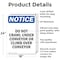 Signmission Do Not Crawl Under Conveyor Or, 18 in W x Rectangle, Aluminum OS-2PACK-NS-A-1824-V-11130 - alternate 6